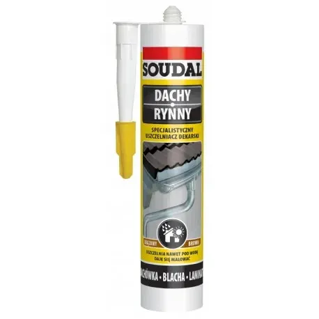 Specjalistyczny uszczelniacz dekarski Soudal bezbarwny 280 ml