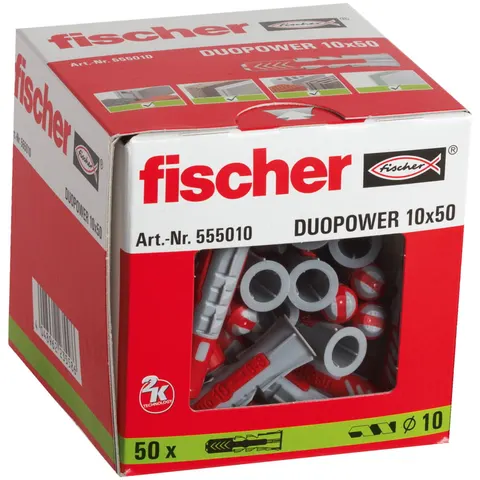 FISCHER Kołek rozporowy DuoPower 10x50 50 szt.