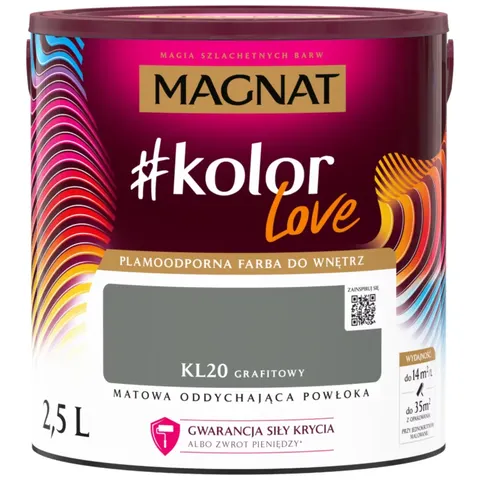 MAGNAT Farba #kolorLove KL20 grafitowy 2,5L