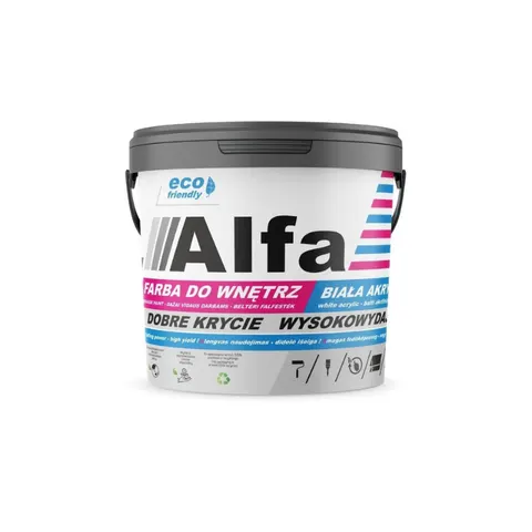PRIMACOL Farba akrylowa ALFA 4,5L biała