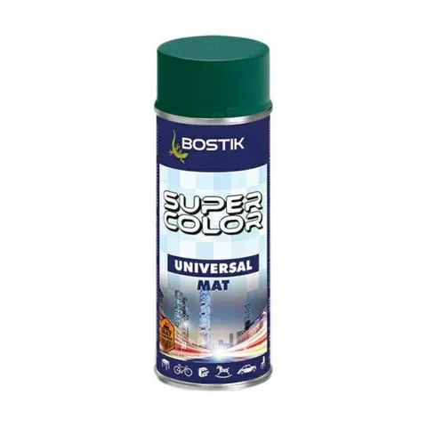 BOSTIK Lakier Super Color Universal mat ciemnozielony 400 ml