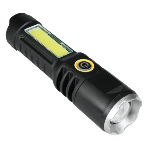 DPM Latarka aluminiowa COB/XPE SP0413, ładowalna, 150 lm, 500 mAh