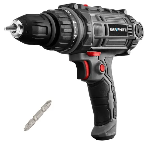 Graphite Wiertarko-wkrętarka sieciowa 300 W, uchwyt samozaciskowy 10 mm, walizka