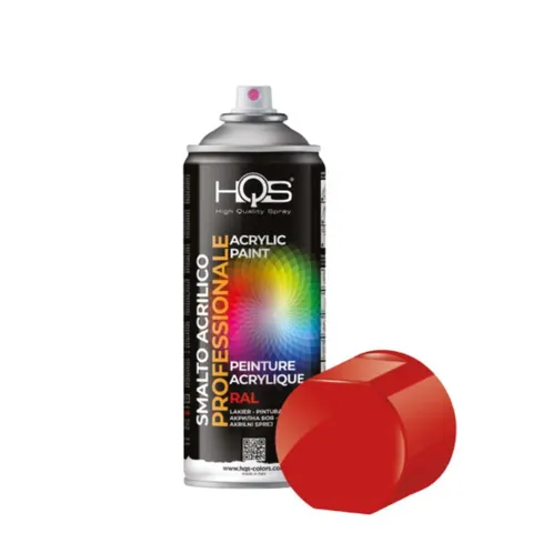 HQS Lakier Spray RAL 3020 czerwony jasny 400 ml