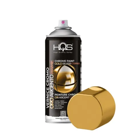 HQS Lakier Spray super chrom złoty 400 ml