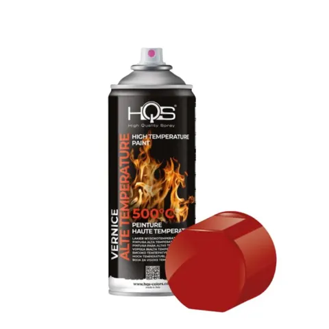 HQS Lakier Spray wysokotemperaturowy czerwony 400 ml