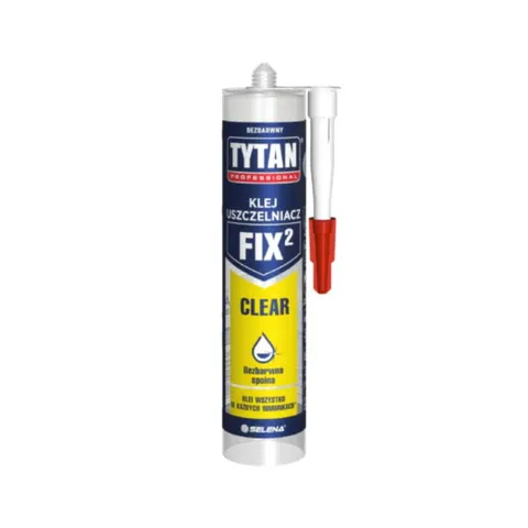 TYTAN Klej uszczelniacz FIX2 CLEAR 290 ml bezbarwny
