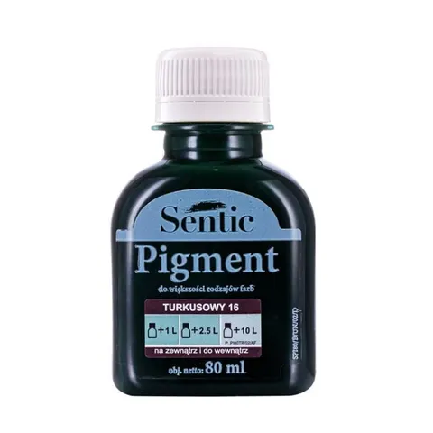 SENTIC Pigment do farb 80 ml Turkusowy D16