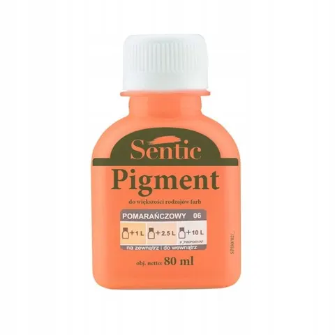 SENTIC Pigment do farb 80 ml Pomarańczowy D06