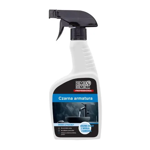 POMOC DOMOWA Środek do czyszczenia czarnej armatury 500ml - atomizer