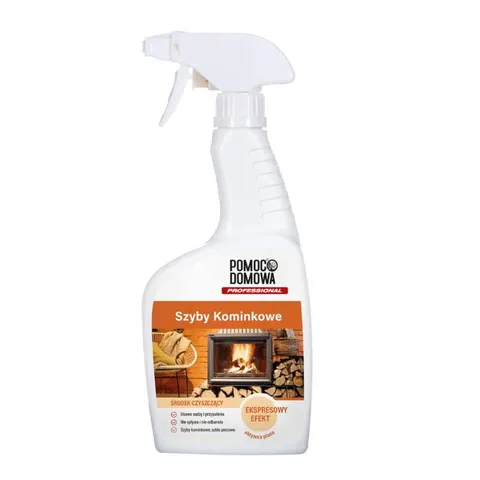 POMOC DOMOWA Środek do czyszczenia szyb kominkowych 500 ml - atomizer