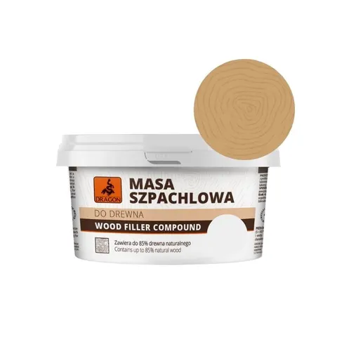 DRAGON Masa szpachlowa do drewna 250g dąb ciemny