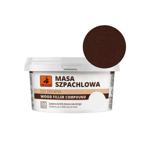 DRAGON Masa szpachlowa do drewna 250g palisander