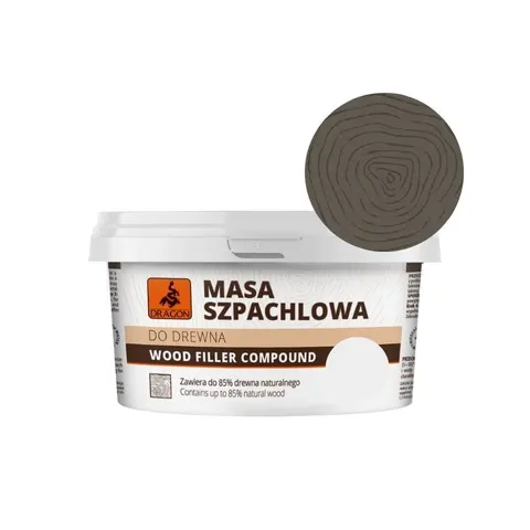 DRAGON Masa szpachlowa do drewna 250g heban