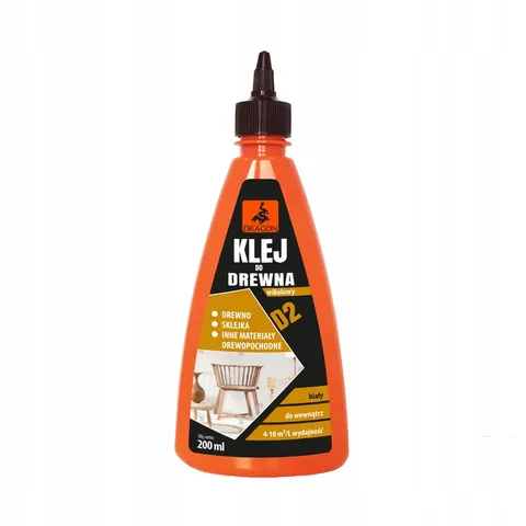 DRAGON Klej do drewna D2 wikolowy 200 ml