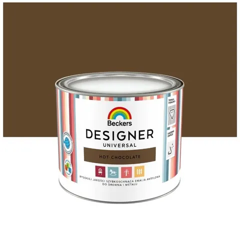 BECKERS Designer Universal emalia do drewna i metalu Hot chocolate 0,5L
