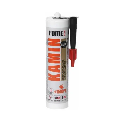 Fome Flex Kamin Uszczelniacz Kominkowy 1500°C Czarny 300ml