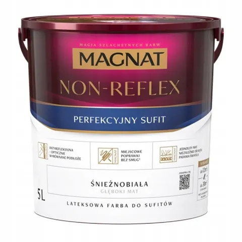MAGNAT Non Reflex lateksowa farba do sufitów 5L