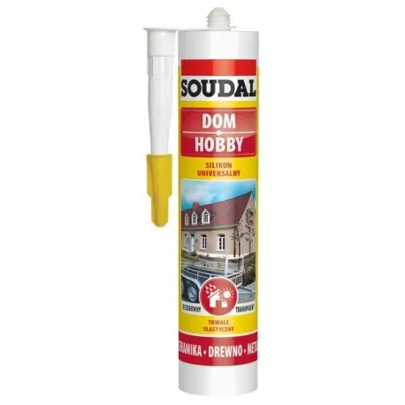 SOUDAL Silikon uniwersalny 280ml szary