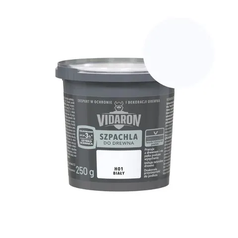 VIDARON Szpachla do drewna H01 biała 250g