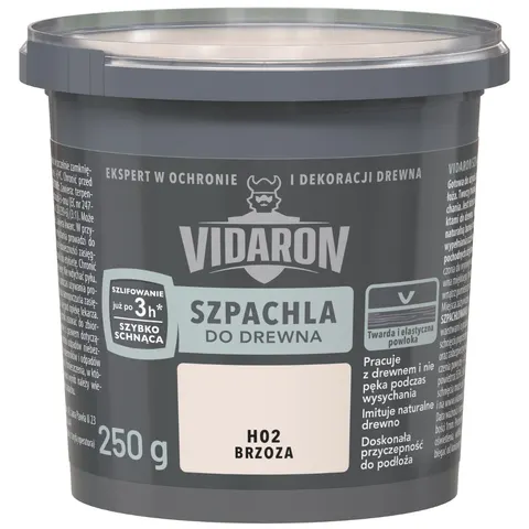 VIDARON Szpachla do drewna H02 brzoza 250g