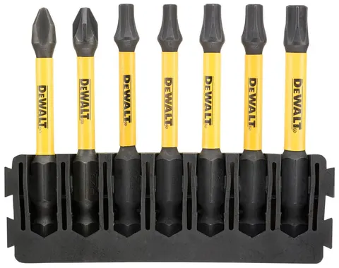 DT70820 DEWALT 7 szt. Bity PH/PZ/TX 57mm TOUGHCASE FLEXTORQ