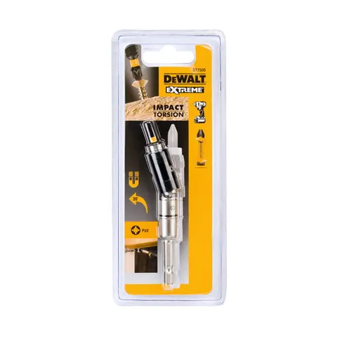 Uchwyt obrotowy EXTREME z końcówką PZ2 25mm DeWalt DT7505-QZ