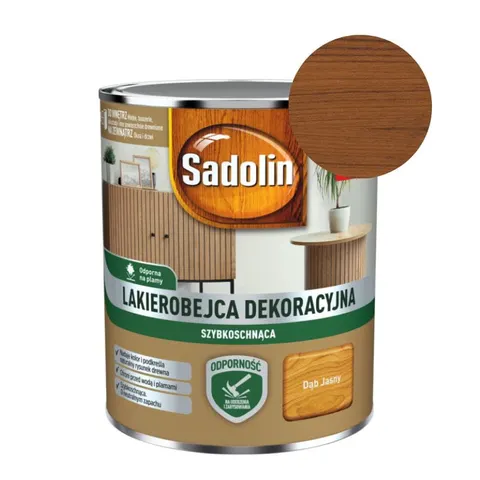 SADOLIN Lakierobejca dekoracyjna dąb jasny 0,7L