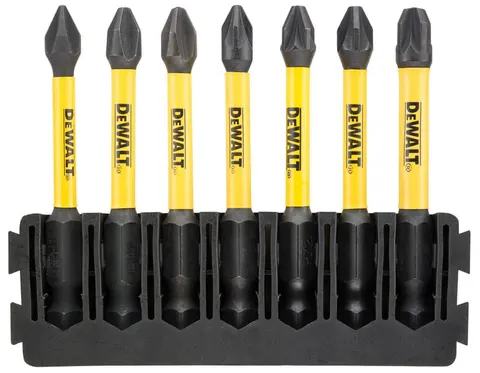 DT70819 DEWALT 7 szt. Bity PH/PZ 57mm TOUGHCASE FLEXTORQ