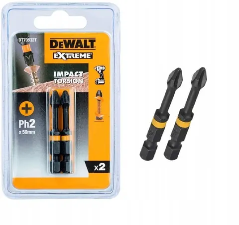 DEWALT DT70532T Bity udarowe TORSION PH2 50mm 2szt