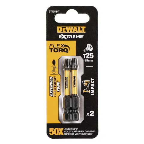 Dewalt DT70534T Bity udarowe TORSION T25 50mm TORX