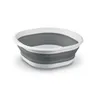 TADAR Miska plastikowa składana Silico 29 cm kwadratowa szara