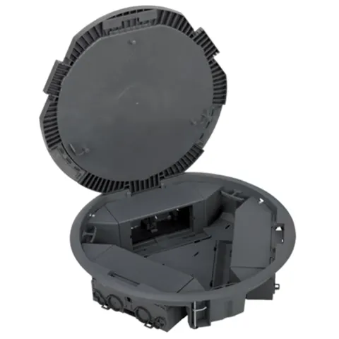 Puszka podłogowa okrągła 6x K45 + 3x K45