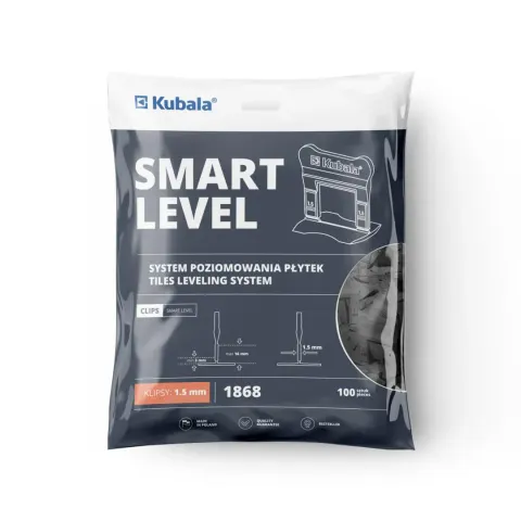 Smart level - klipsy 1,5mm; 100 sztuk KUBALA