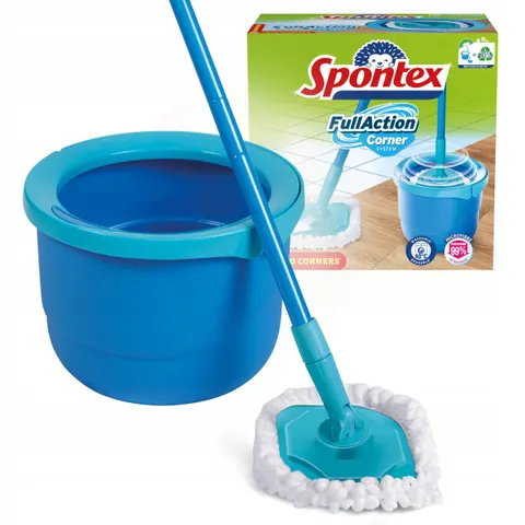 SPONTEX Mop obrotowy z wiadrem Full Action Corner