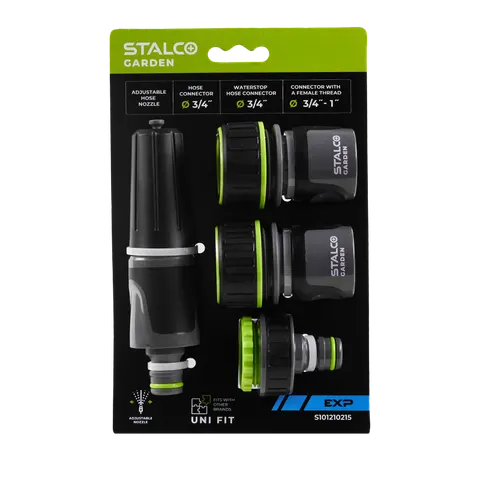 STALCO Zestaw 4-elementowy z dyszą zraszającą 3/4” EXP