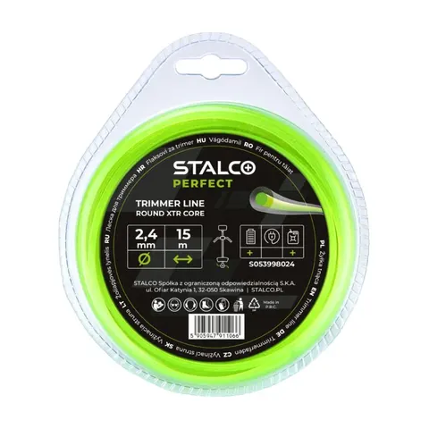 STALCO Żyłka tnąca okrągła Round XTR Core 2,4mm x 15m