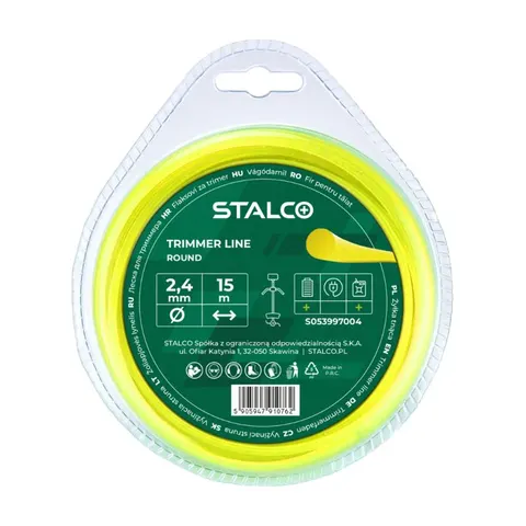 STALCO Żyłka tnąca okrągła Round 2,0mm x 15m