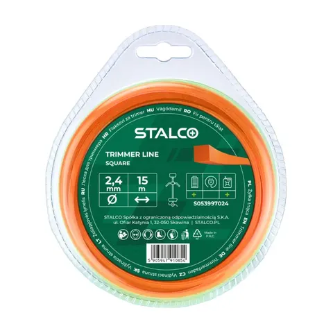 STALCO Żyłka tnąca kwadratowa Square 1,6mm x 15m