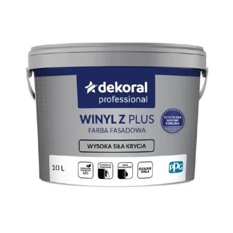 Dekoral Professional Winyl Z Plus Farba fasadowa 10 L biały mat