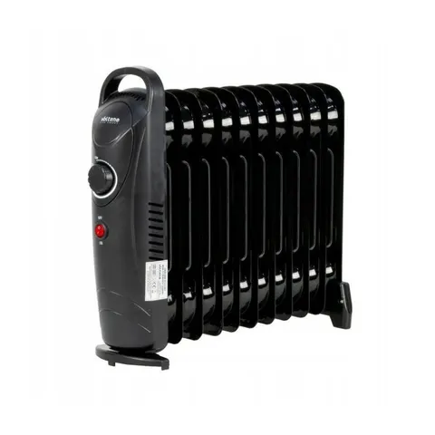 VOLTENO Grzejnik olejowy 11-żeberek 600/1200W czarny