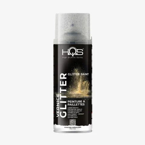 HQS Lakier Spray brokat czarny 400 ml