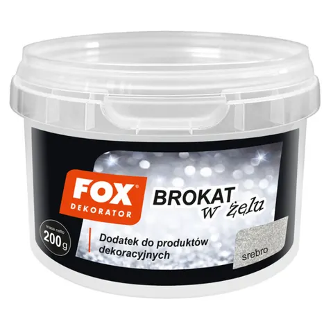 FOX Brokat w Żelu Srebrny 200 g