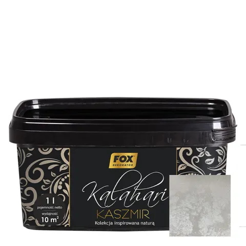 FOX Farba strukturalna Kalahari Kaszmir popielaty 1L