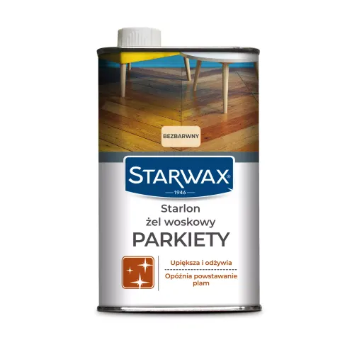 STARWAX Żel woskowy Starlon bezbarwny, parkiety 1L