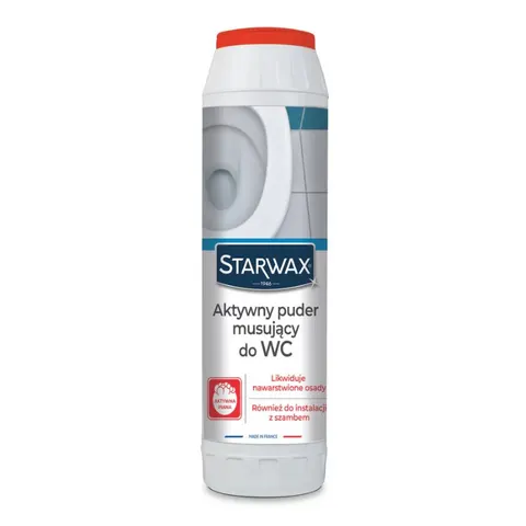 STARWAX Aktywny puder musujący do WC 1 kg