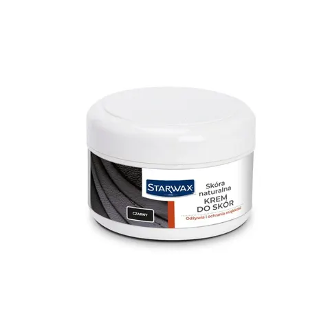 STARWAX Krem do skór - skóra naturalna czarny 150 ml