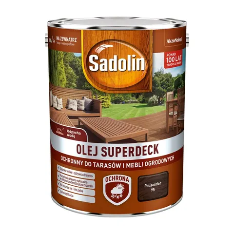 SADOLIN Olej Superdeck do tarasów i mebli palisander 5L