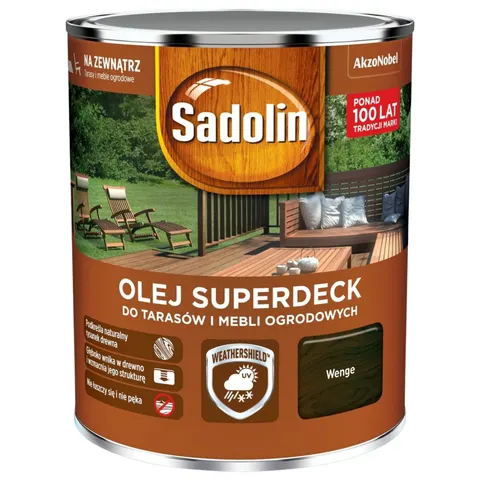 Olej do drewna Sadolin Superdeck wenge 2,5L