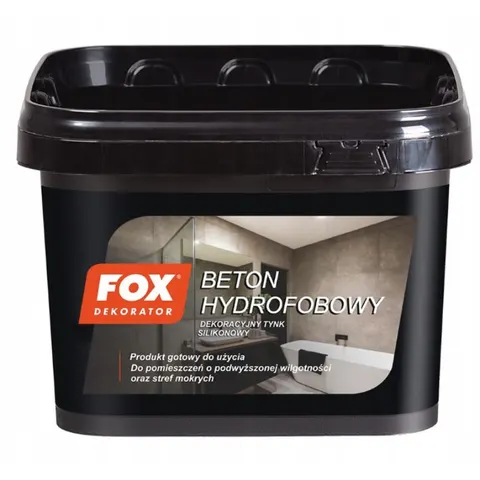 FOX DEKORATOR Beton Hydrofobowy szary 14 kg